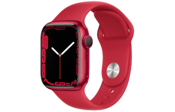 Watch Series 7 Stal Aluminium Czerwony